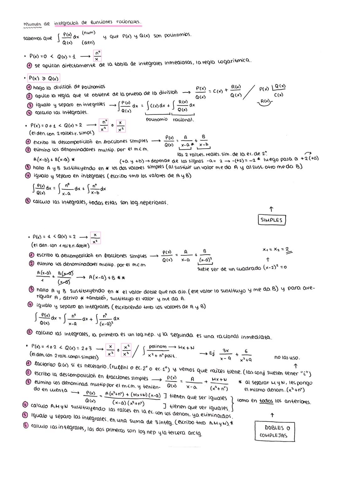 primitiva de una función
Doda una funcion f(x), su primitiva es
otra función F(x) que cumple F'(x)=f(x)
Al conjunto de primitivas de una fun
