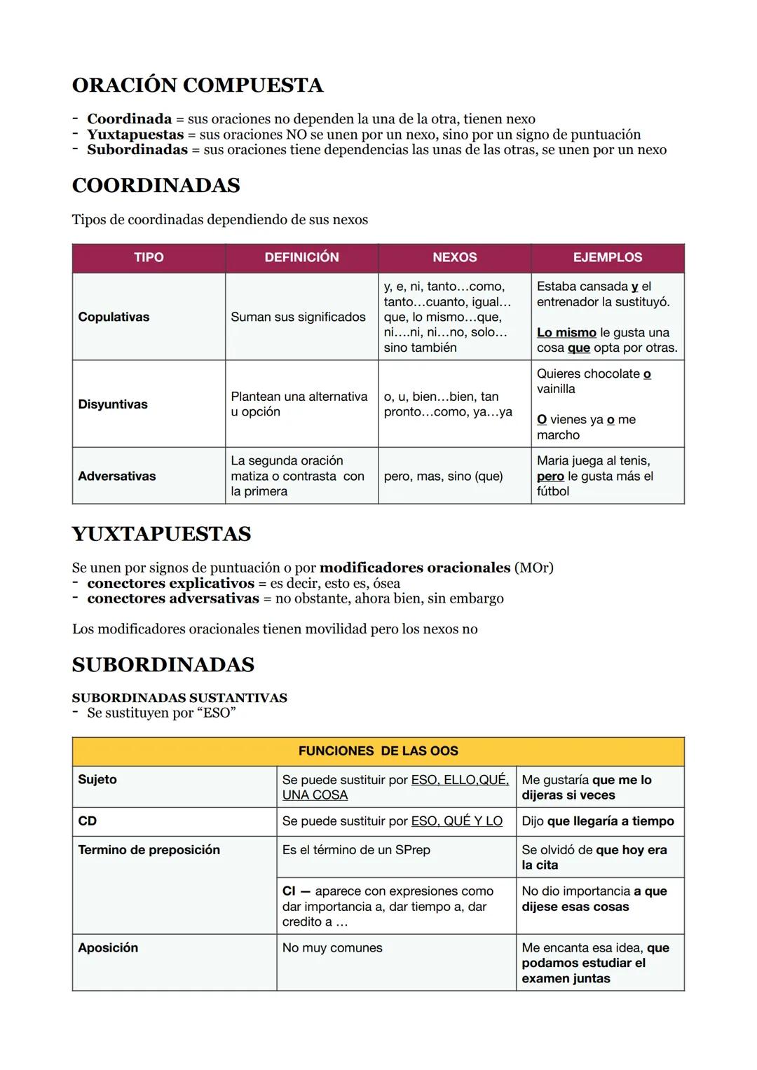 FUNCIONES DE LOS VERBOS
Infinitivo -> nombre
Participio -> adjetivo
Gerundio -> adverbio
LOS SINTAGMAS
1. SINTAGMA NOMINAL (SN)
Se trata de