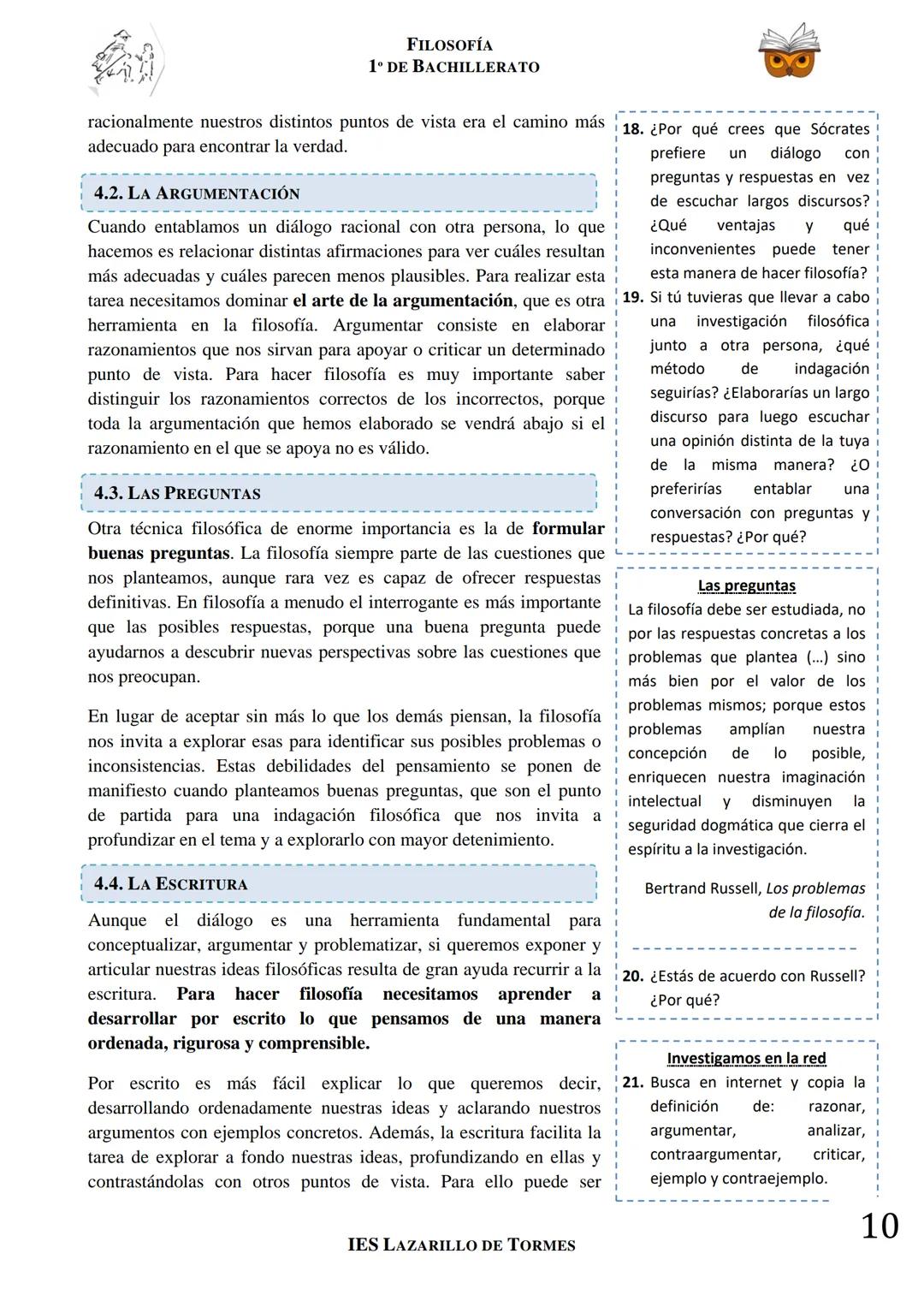 FILOSOFÍA
1º DE BACHILLERATO
TEMA 1. EL SABER FILOSÓFICO
REFLEXIÓN FILOSÓFICA EN TORNO A LA PROPIA FILOSOFÍA
¿Qué es lo más importante de la