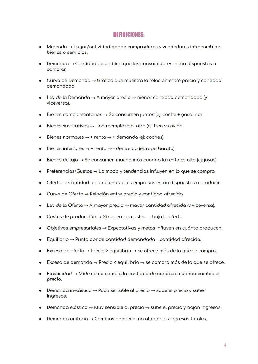 1.El mercado y la demanda.
TEMA 4
EL MERCADO
El mercado es el conjunto de actividades de compraventa de un determinado bien o
servicio reali