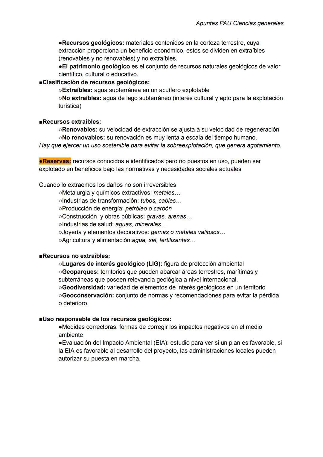 Apuntes PAU Ciencias generales
ECOLOGÍA:
☆ECOSISTEMAS:
Es el conjunto de seres vivos y factores ambientales que existen en una zona determin
