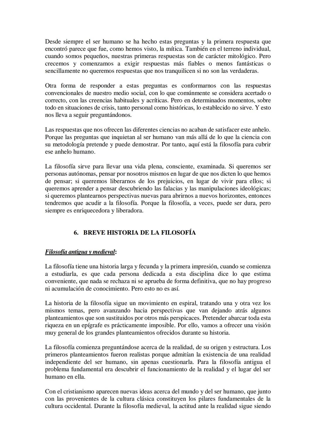 TEMA 1: EL SABER FILOSÓFICO
1. ¿QUÉ ES FILOSOFÍA?
Definir qué es la filosofía es ya un problema filosófico. Muchas personas dedicadas a la
f