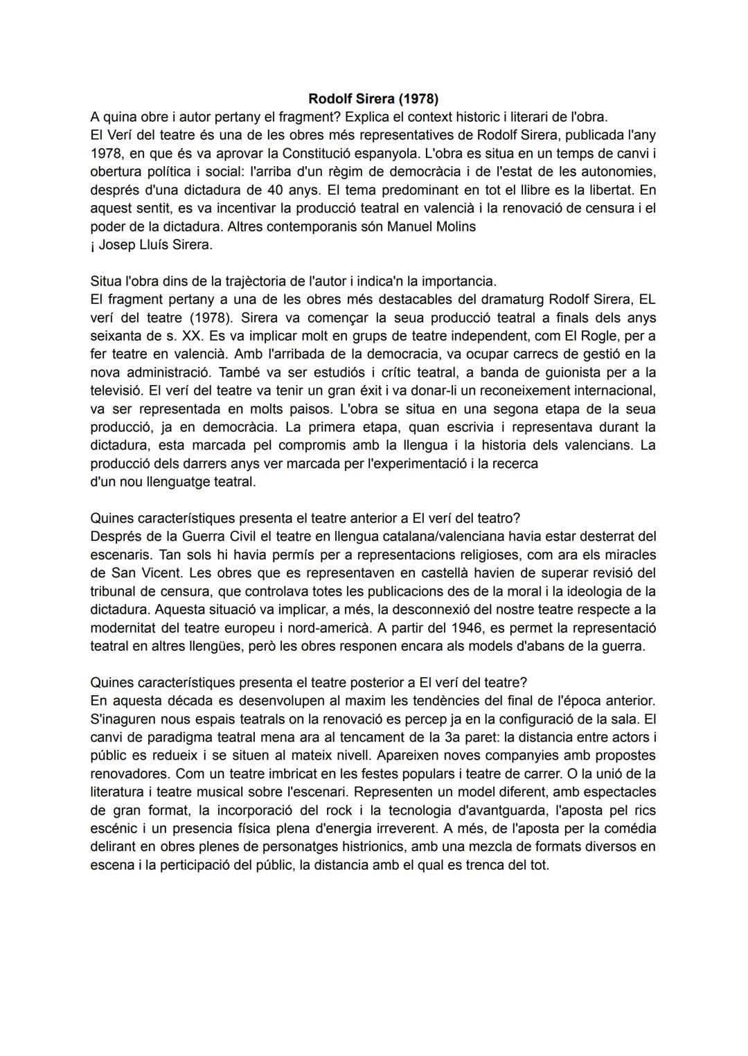 ## Literatura
valencià ## Mercé Rodoreda (1962)
En quin context históric i cultural se situa l'escriptura d'aquesta obra?
Mercè Rodoreda p