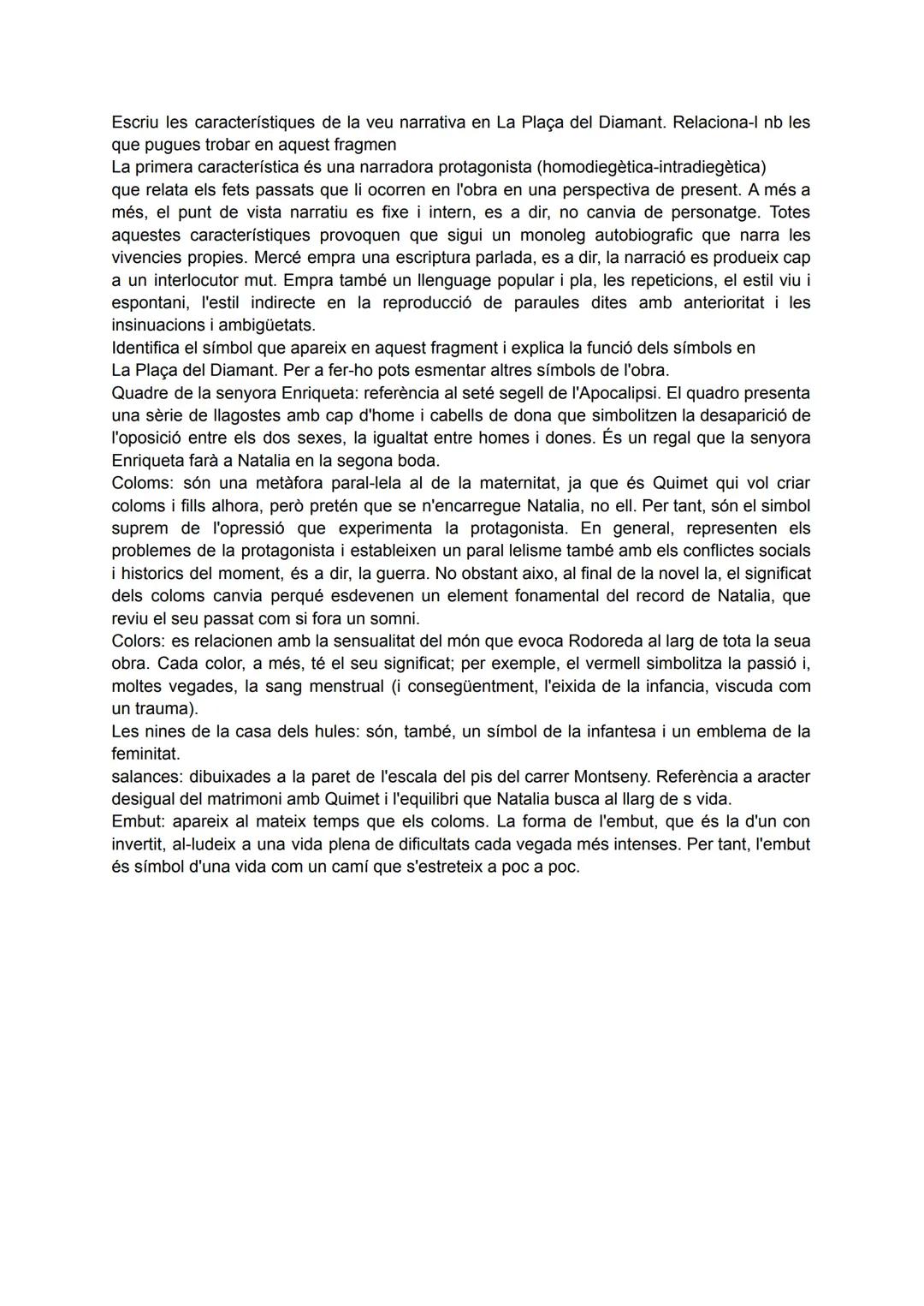## Literatura
valencià ## Mercé Rodoreda (1962)
En quin context históric i cultural se situa l'escriptura d'aquesta obra?
Mercè Rodoreda p