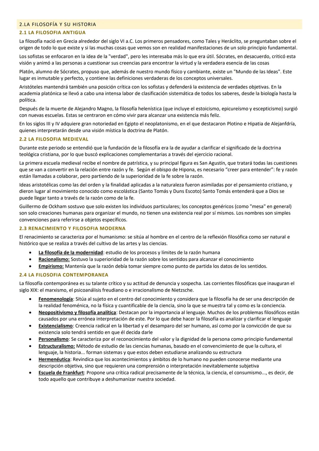 # PT 1: TEMA 1 FILOSOFÍA, SENTIDO E HISTORIA
1. APROXIMACION AL CONCEPTO DE LA FILOSOFÍA
La filosofía se puede considerar una actividad na