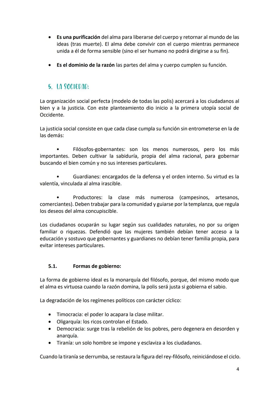 # Platón
1. LA ESTRUCTURA DE LA REALIDAD:
1.1. La teoría de las Ideas
Platón distingue dos niveles de realidad:
- El mundo inteligible: