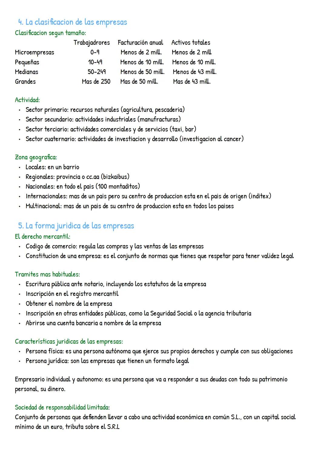 # Tema 1: La economia Y La empresa
1. La actividad economica y sus agentes
La empresa es el esfuerzo economico de una o varias personas qu