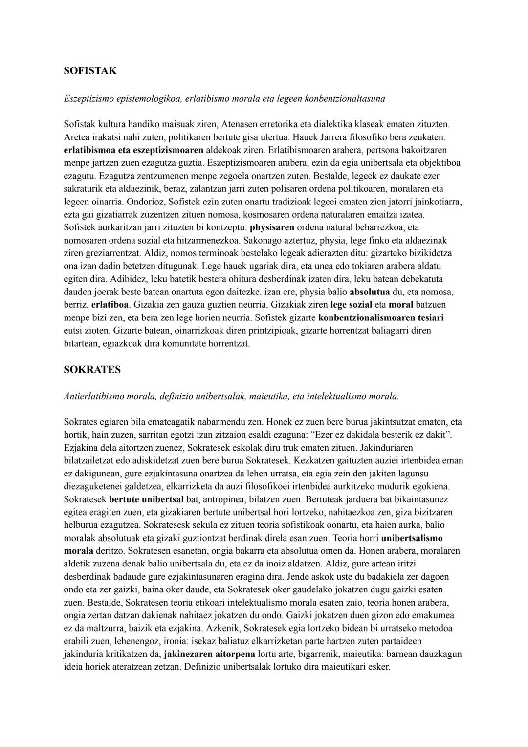 Filosofia: sofistak, sokrates, platon, aristoteles