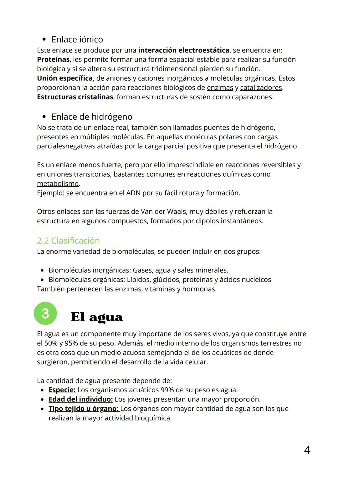 Bloque I:
Biomoléculas Tema 1: Biomoléculas Inorgánicas
Índice
1.Bioelementos:
1.1 Propiedades
1.2 Clasificación
2.Biomoléculas:
2.1 Enlace
