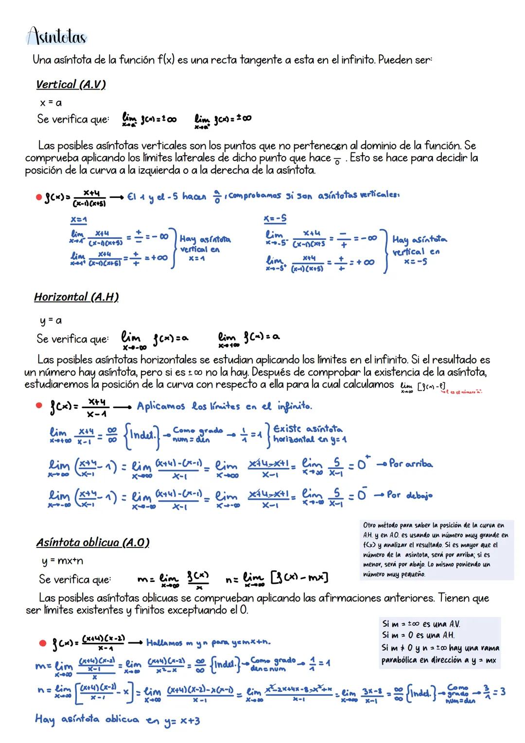# Tema 1: funciones, limites y continuidad
## Funciones
Una función es una relación entre dos magnitudes x e y tales que a cada valor de x