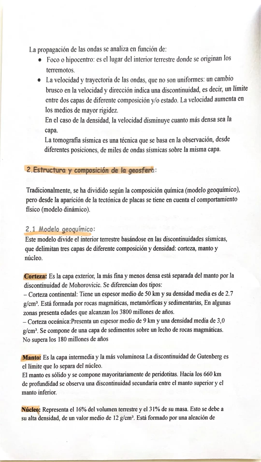# Tema 1: Dinámica de la geosfera
1. Métodos de estudio del interior terrestre
La observación es absolutamente necesaria en el trabajo cie