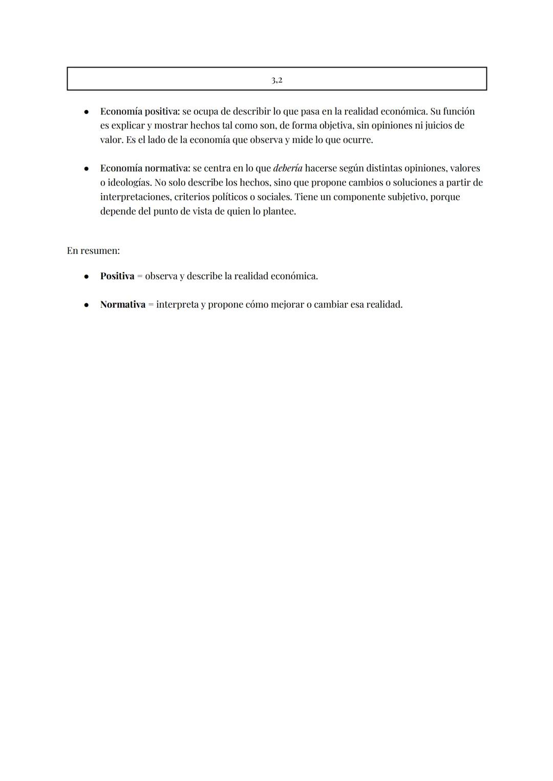 # Economía Examen 1
T1 - Economía, la ciencia útil
1
- Economía: ciencia que se ocupa de estudiar cómo las personas administramos recurso