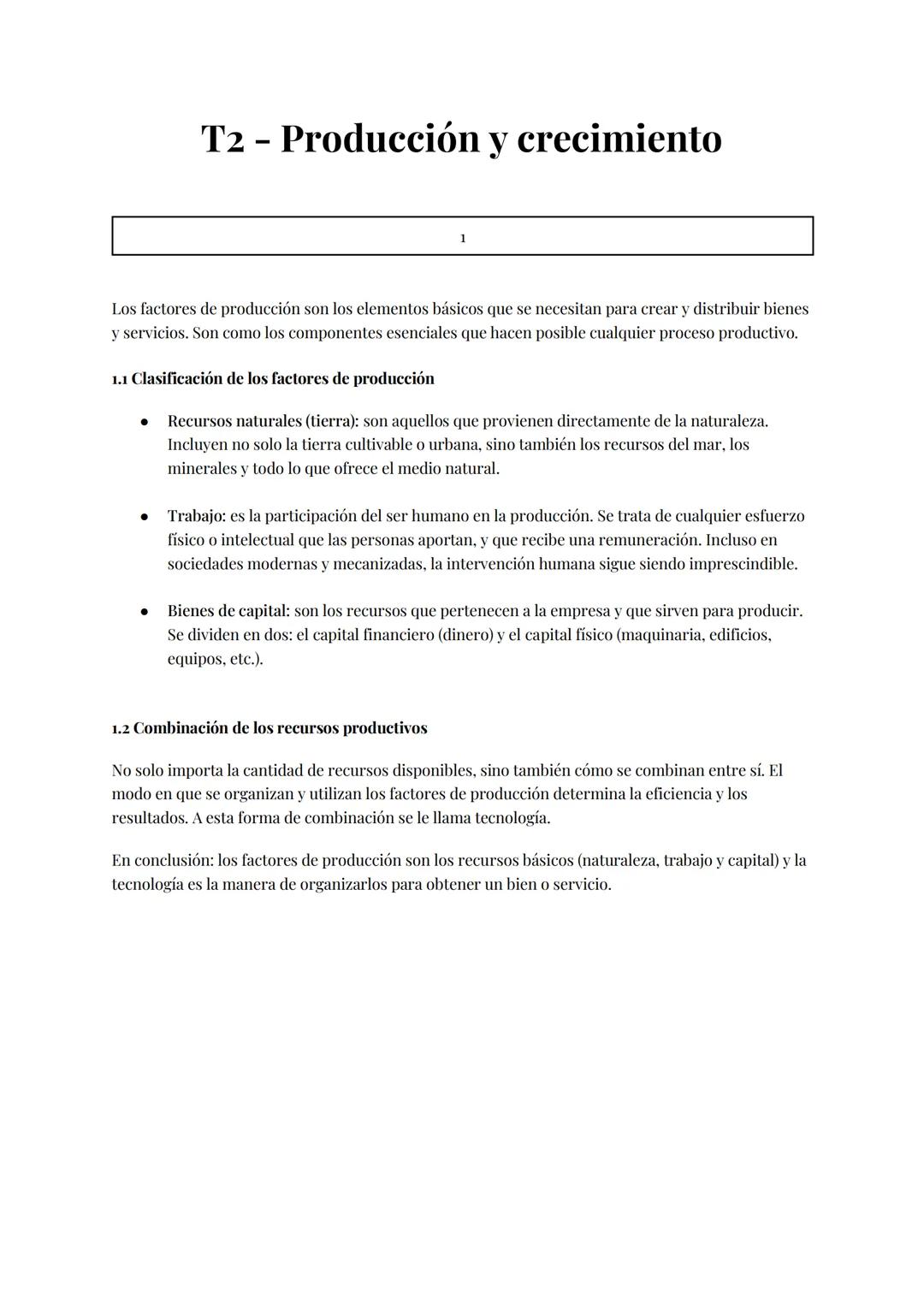 # Economía Examen 1
T1 - Economía, la ciencia útil
1
- Economía: ciencia que se ocupa de estudiar cómo las personas administramos recurso