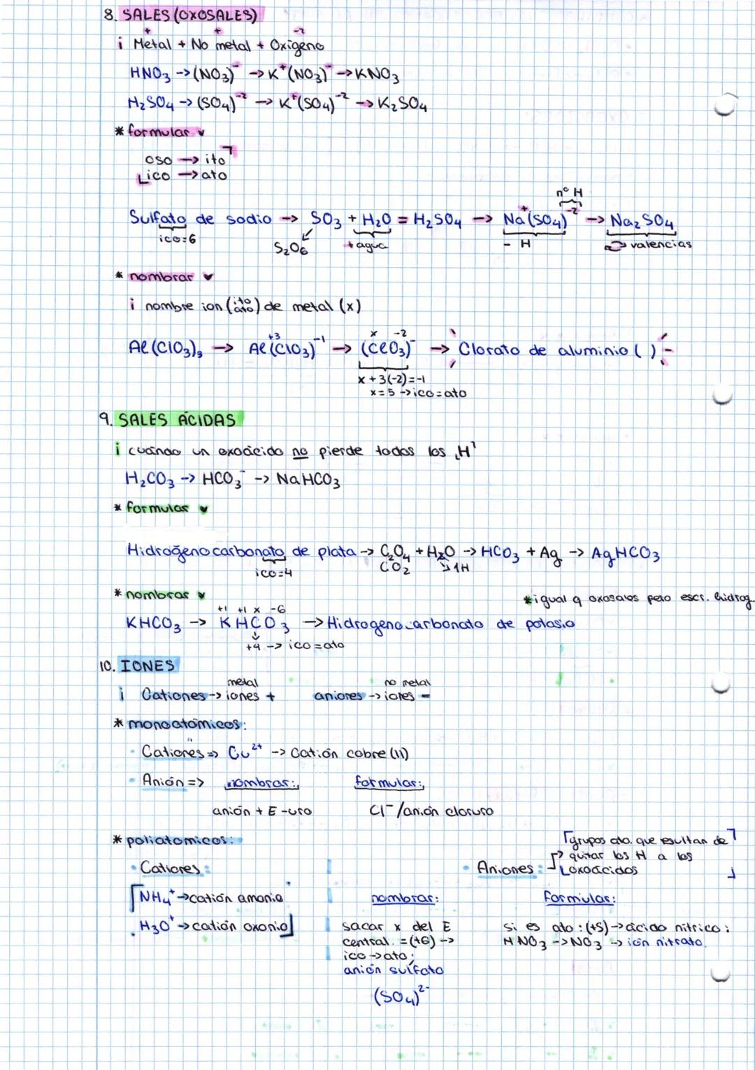 # Formulacion
1. OXIDOS
i elemento & electronegativa derecha.
col. 1-16=> derecha col.17=0 izq.
$Fe_2O_3$
→STOCK: Oxido de liesso (111)