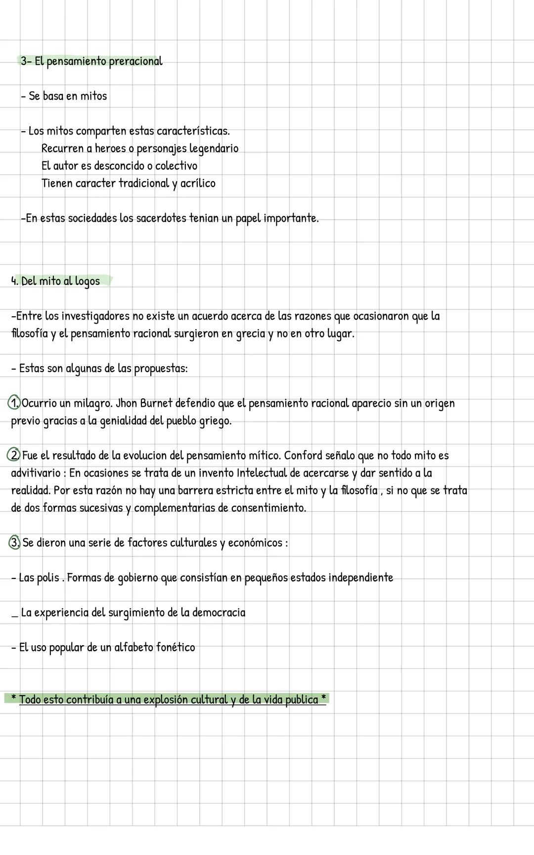 Filosofía
1. Aprox al concepto de filosofía
2. Origen del término
3. El pensamiento preracional
4. Del mito al logos
5. División de la