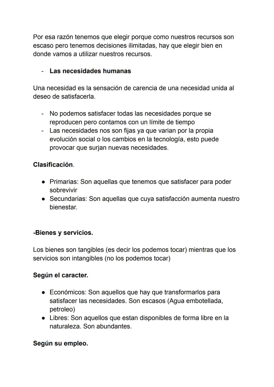 # TEMA 1
¿Qué es la economía?
- Recursos o factores productivos
Son aquellos elementos para llevar a cabo una actividad económica
Tierra