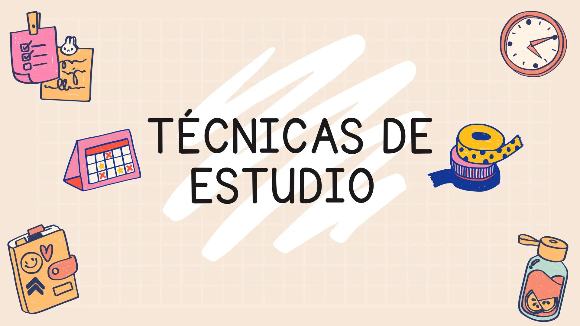 # TÉCNICAS DE
# ESTUDIO MÉTODO SQ3R
1. SURVEY (explorar): leer el texto por encima
(títulos, subtítulos, imágenes...)
2. QUESTION (preguntar