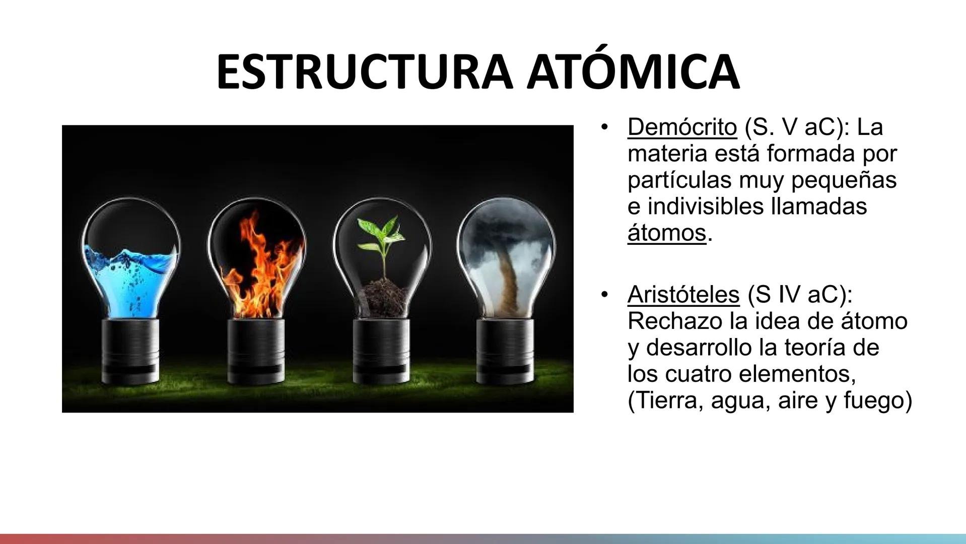 TEMA 1: ESTRUCTURA
ATÓMICA, SISTEMA
PERIÓDICO Y ENLACE
QUÍMICO
1º BACHILLERATO FÍSICA Y QUÍMICA # ESTRUCTURA ATÓMICA
* Demócrito (S. V a