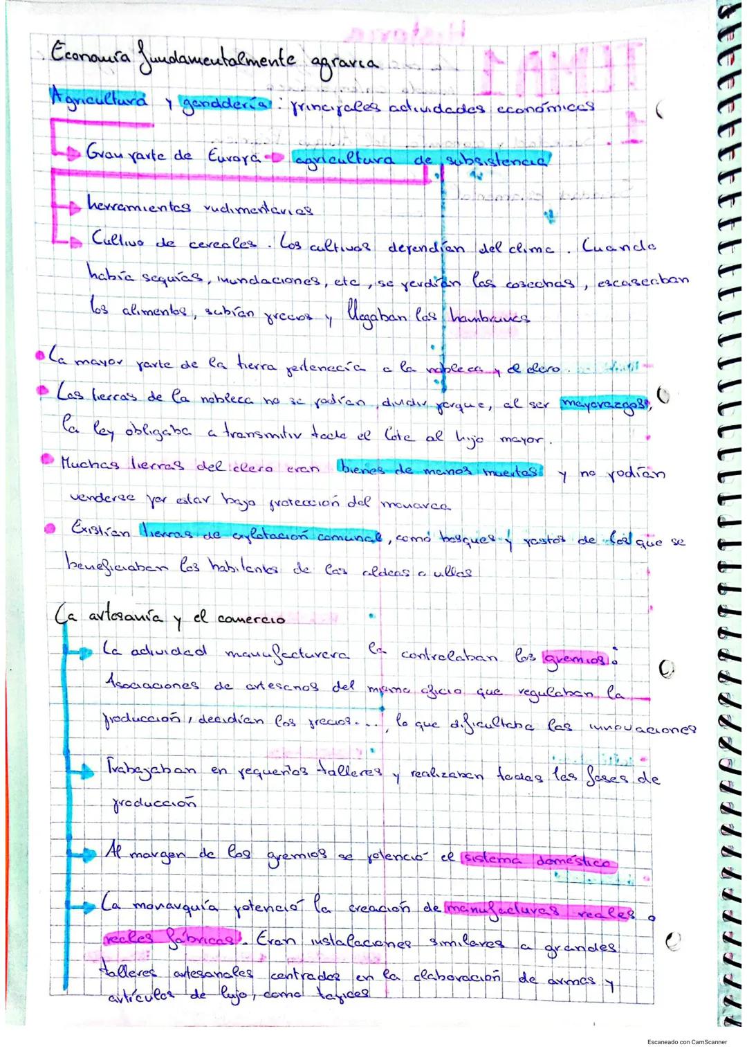 # Historia
## TEMA 1 La crisis del anligus Regimen Eliongen del
mundo contemporáneo
1. Sociedad y economía del Auliguo Regimen
Sociedad es
