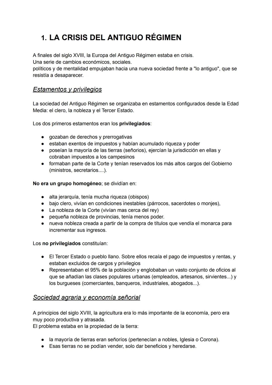 La revolución francesa y el imperio