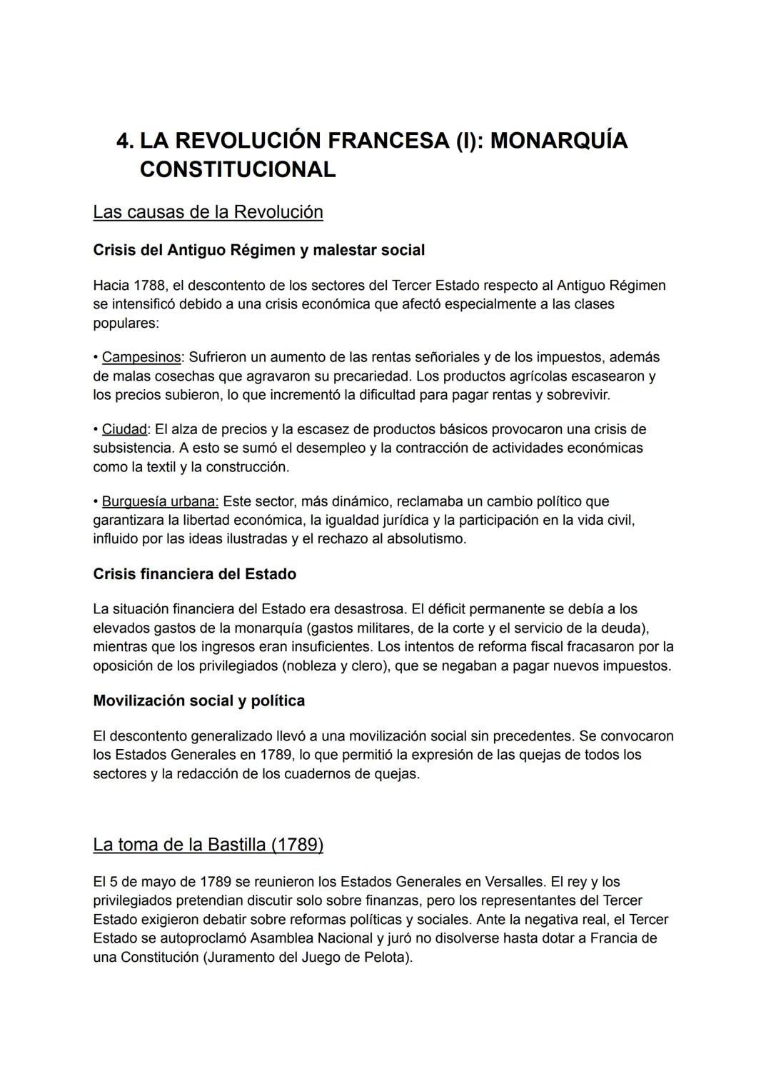 # 1. LA CRISIS DEL ANTIGUO RÉGIMEN
A finales del siglo XVIII, la Europa del Antiguo Régimen estaba en crisis.
Una serie de cambios económic