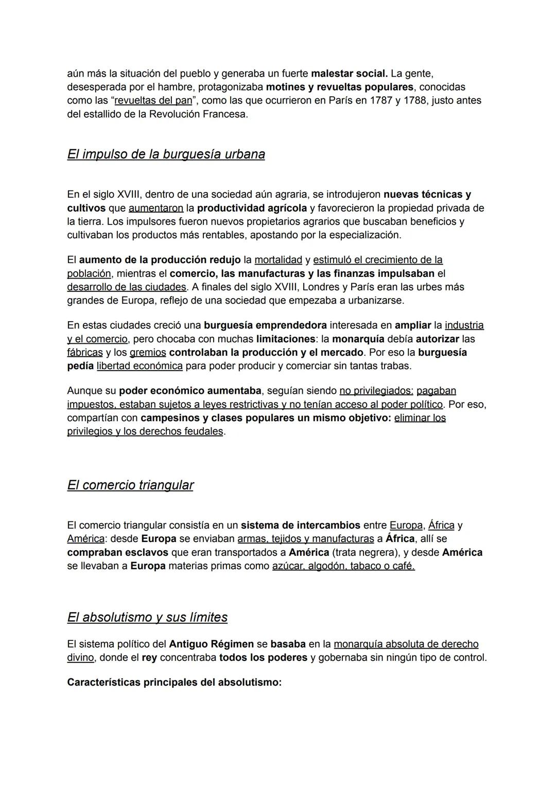 # 1. LA CRISIS DEL ANTIGUO RÉGIMEN
A finales del siglo XVIII, la Europa del Antiguo Régimen estaba en crisis.
Una serie de cambios económic
