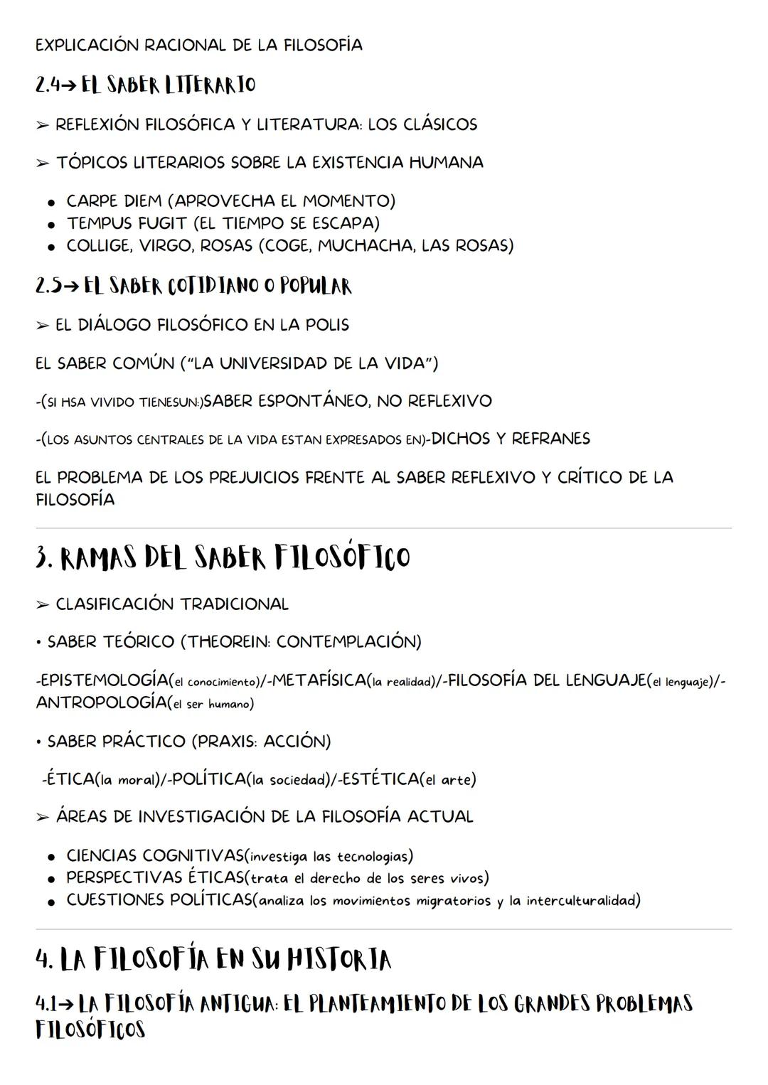 # TEMA 1. EL SABER FILOSOFICO
1. EL SABER FILOSÓFICO Y SUS RASGOS
➤ PLATÓN: EL MITO DE LA CAVERNA IMPLICACIONES FILOSÓFICAS:
son unas per