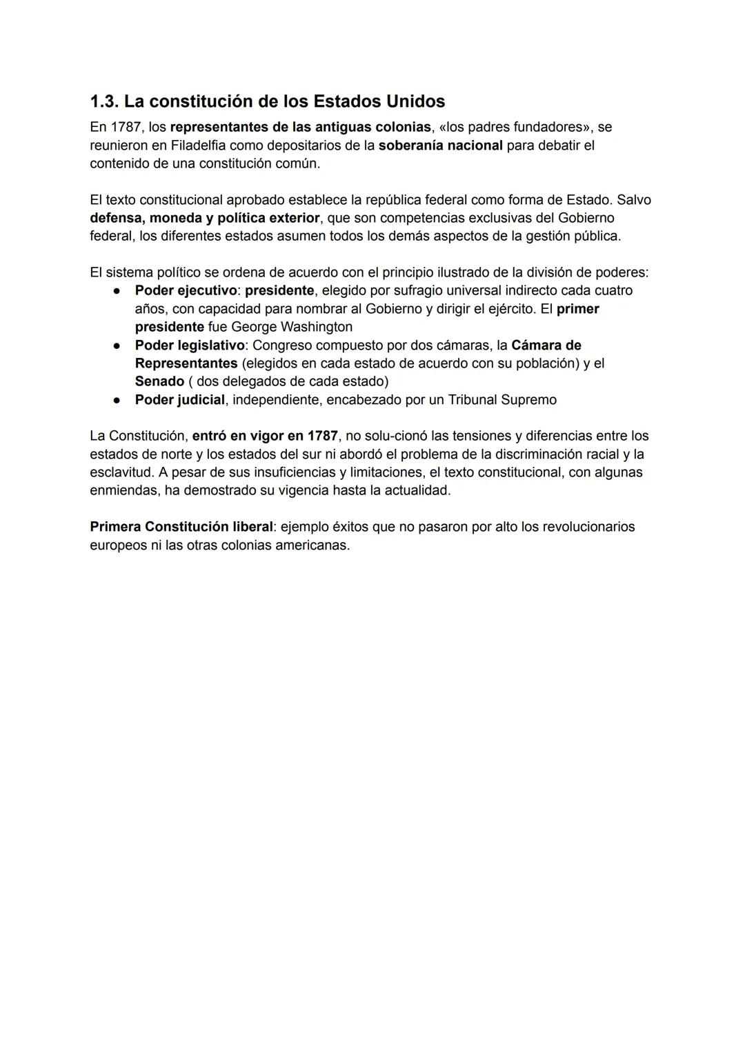 # 1.La Revolución Americana: nacimiento de Estados
Unidos
## 1.1. Antecedentes (antes de 1775)
- Las Colonias británicas con de notable au
