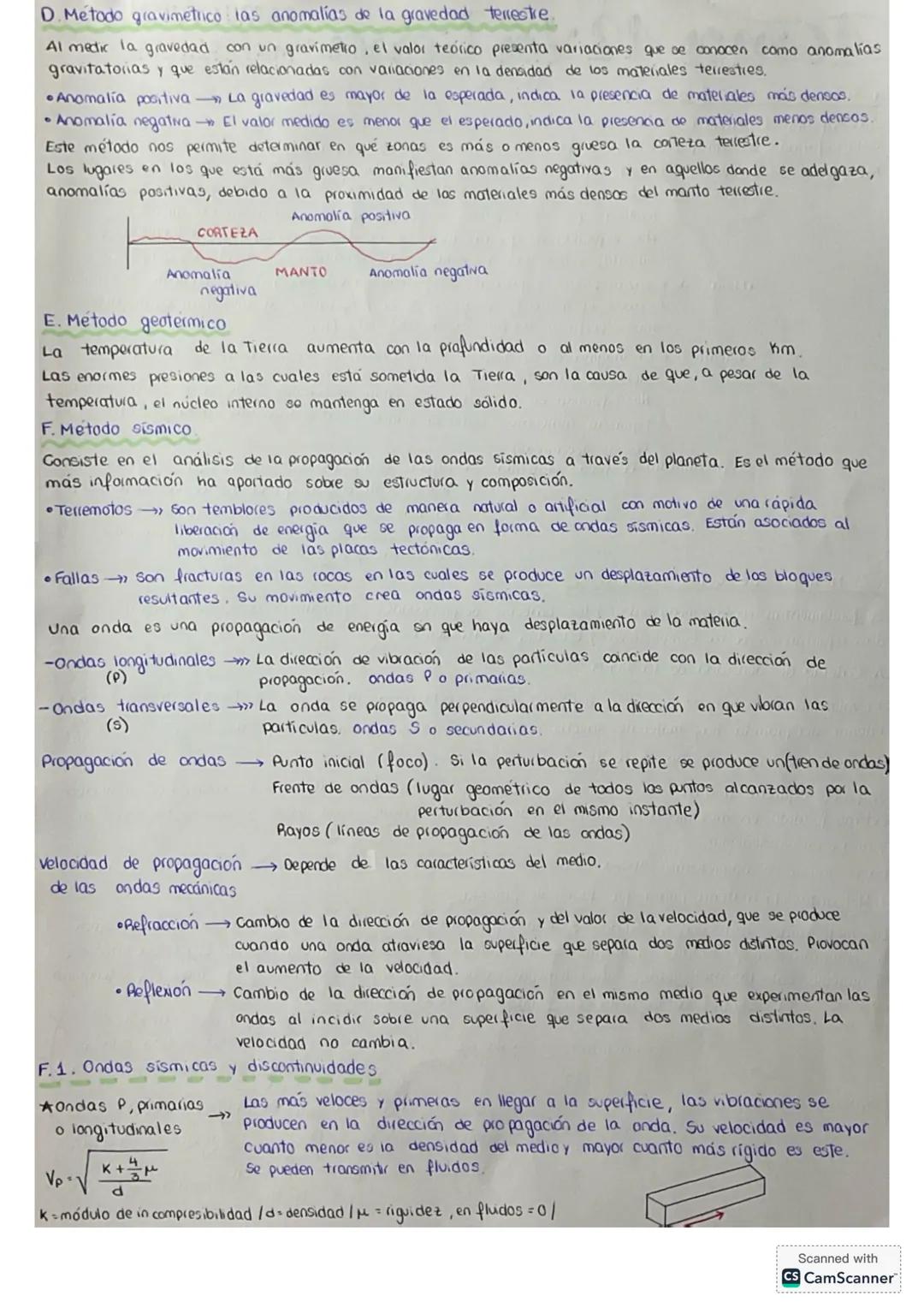 # Tema 12: La Tierra:
ESTRUCTURA Y
MATE RIA LES
1. Metodos de estudio directos
Son aquellos basados en la observación directa de los mate