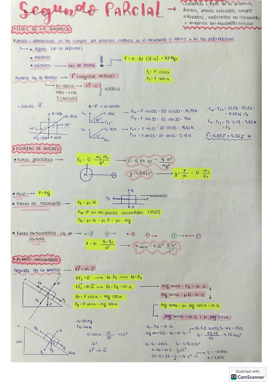 # Primer PARCIAL
Vectores de movimiento, velocidad, aceleración, MRU,
MRUA, Caida libre, Movimiento en dos dimensiones,
two horizontal, two