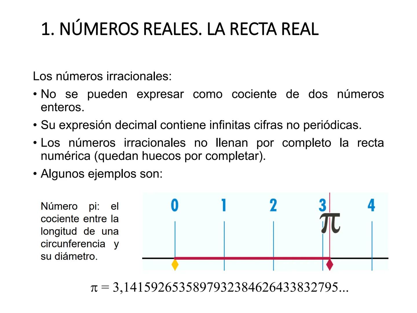 # Unidad 1
# NÚMEROS REALES.
# SUCESIONES
1º Bachillerato Ciencias y Tecnología
Matemáticas I # Contenidos
1. Números reales. Recta real
