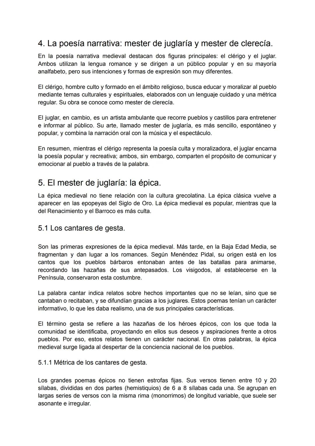 # LA LITERATURA MEDIEVAL.
1. El contexto histórico, social y cultural.
La Edad Media literaria se inicia con la aparición de las jarchas (