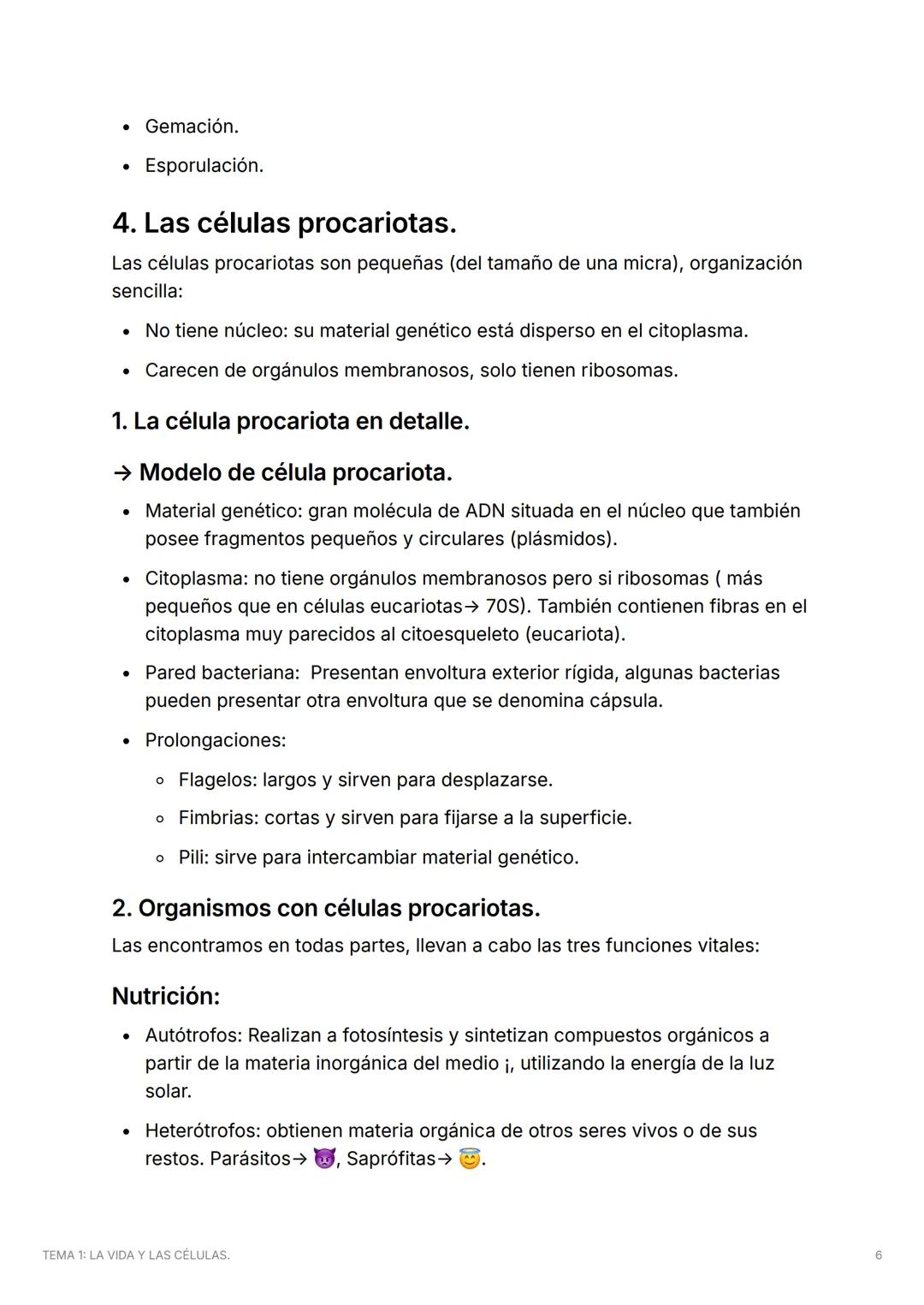 # TEMA 1: LA VIDA Y LAS
# CÉLULAS.
1.¿Qué es un ser vivo y de qué está hecho?
Los seres vivos realizan unas funciones vitales: intercambia