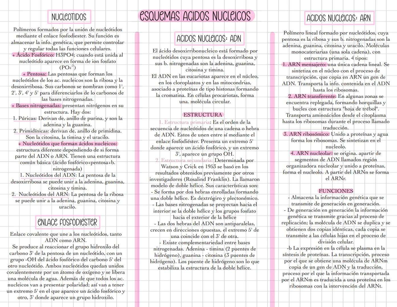 # ESQUEMAS GLUCIDOS
MONOSACARIDOS
fórmula general Cn H2n On
n= 3-7 carbonos
Forma alfa: OH por
debajo del plano
Forma beta: OH por
enci