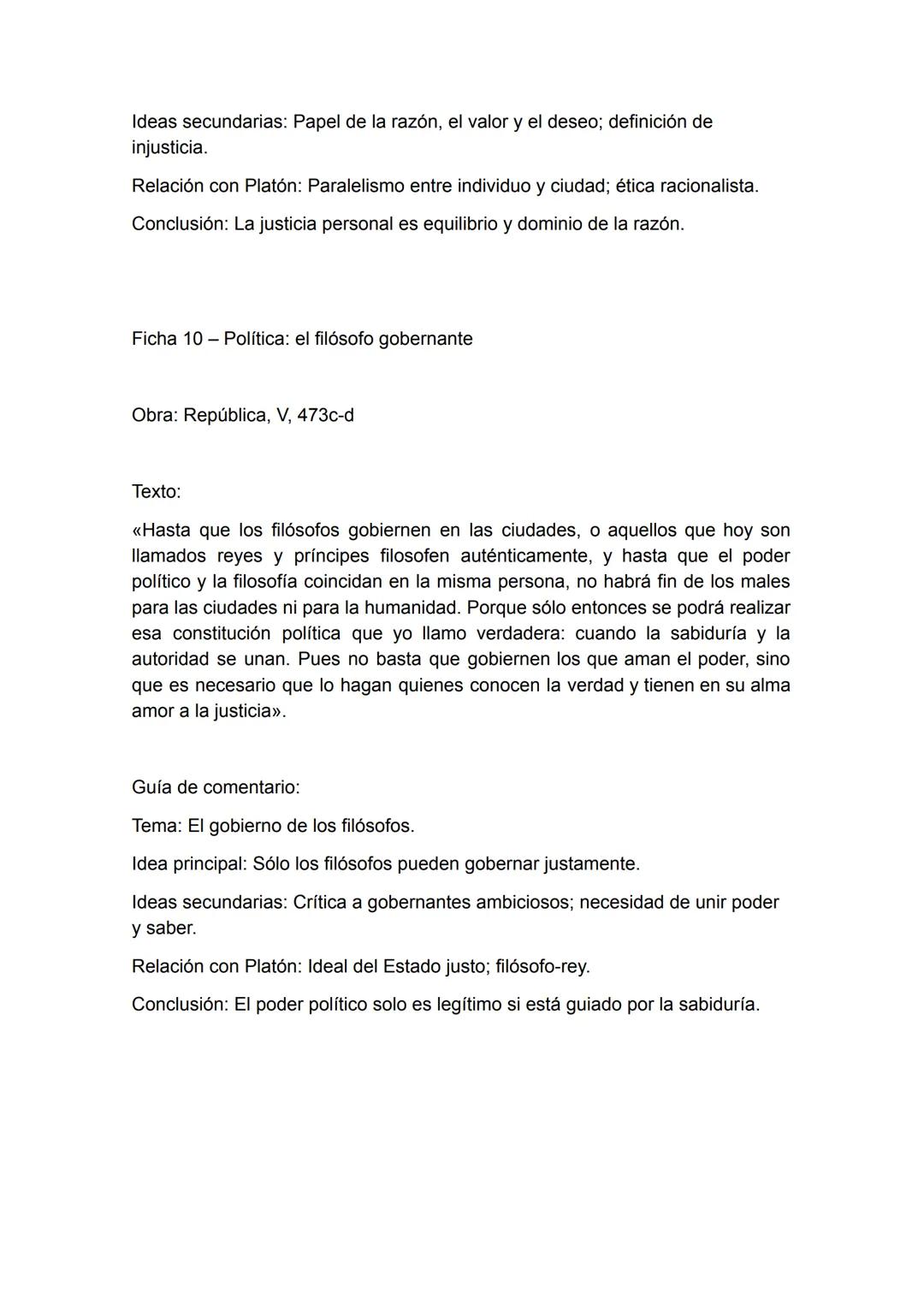 DOSSIER DE TEXTOS DE PLATÓN
Ficha 1 - Sócrates y la vida examinada
Obra: Apología, 38a
Texto:
<<Tal vez alguno de vosotros, al escucharm