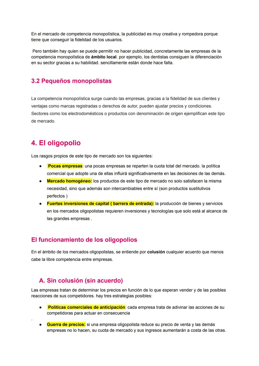 # ΤΕΜΑ 5: ΤΙPOS DE MERCADO
1.El mercado y la competencia
En el mercado de competencia perfecta las empresas son precio-aceptantes y funcio
