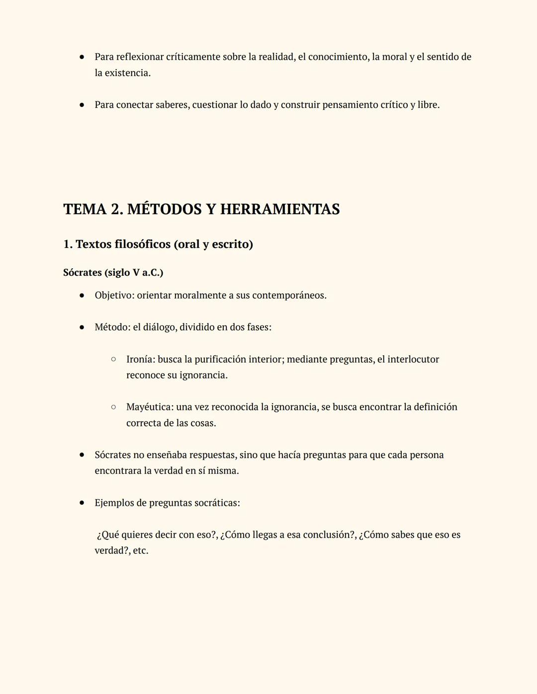 # Filosofía
(1.º Bach)
Notas
1. La reflexión filosófica
* La filosofía puede ser practicada por cualquiera que piense racional y lógica