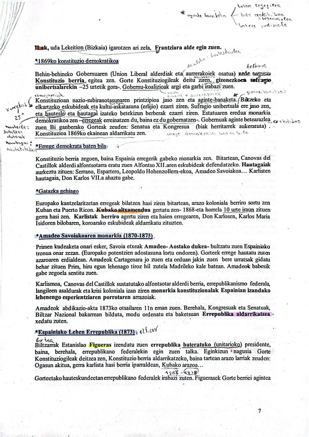 # 1.GAIA: ANTZINAKO ERREGIMENAREN KRISIA ETA ESTATU
LIBERALAREN ERAIKUNTZA (1808-1876)
# 1.1) INDEPENDENTZIA GERRA ETA JOSE IAREN GOBERNUA: