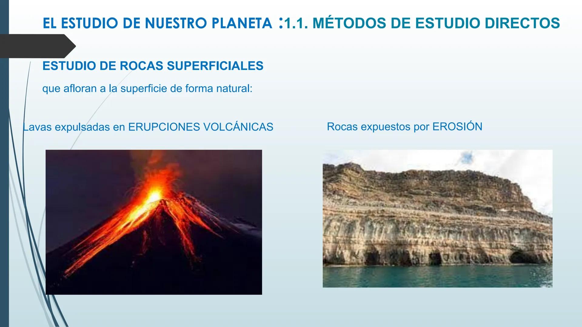 # GEOLOGÍA I: ESTRUCTURA Y DINÁMICA DE LA TIERRA GEOLOGÍA I: ESTRUCTURA Y DINÁMICA DE LA TIERRA
ÍNDICE
EL ESTUDIO DE NUESTRO PLANEΤΑ
ESTRUC