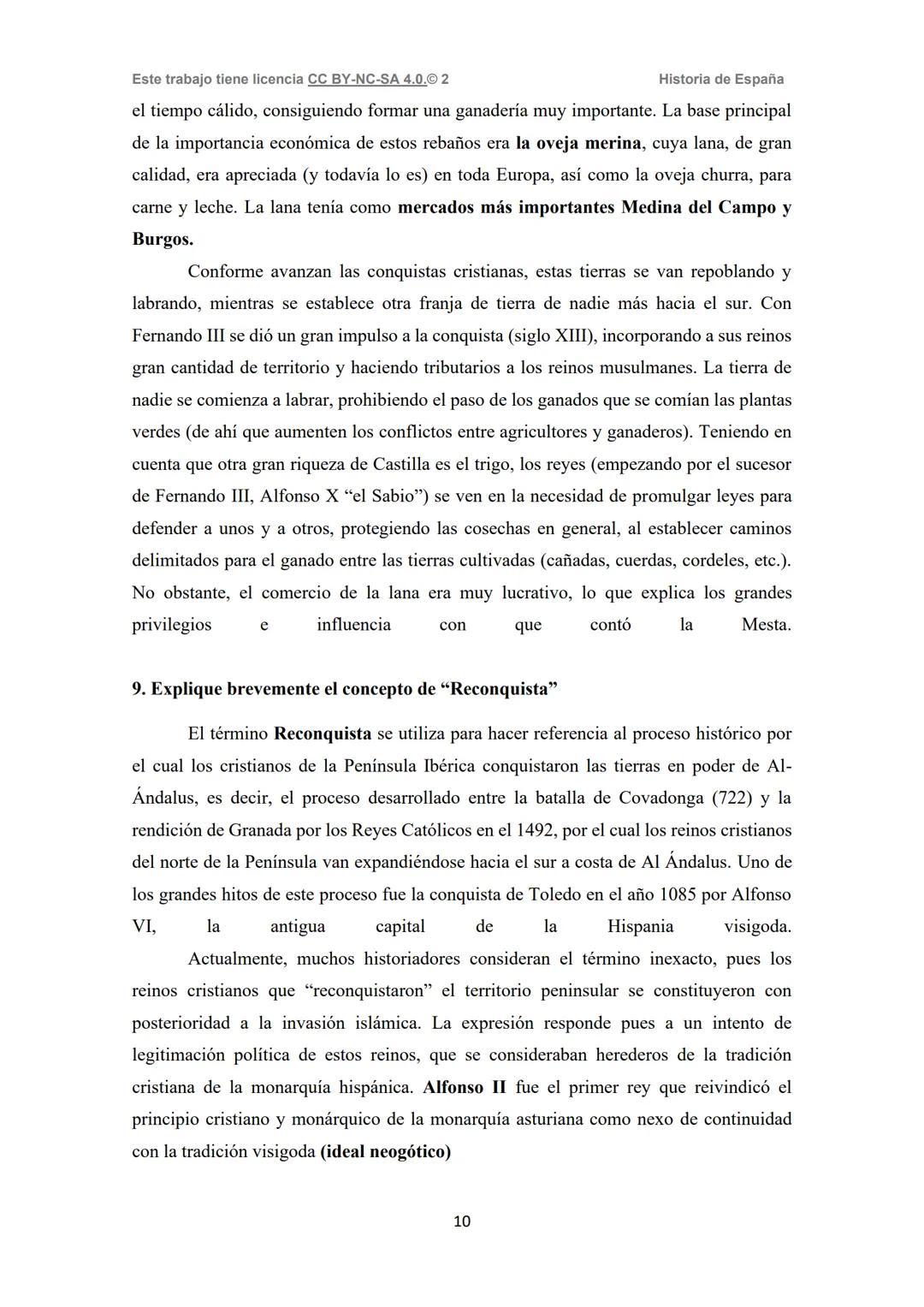Este trabajo tiene licencia CC BY-NC-SA 4.0.© 2
PREGUNTAS CORTAS RESUELTAS TEMA 2
AL ÁNDALUS
1. Explique brevemente la evolución política