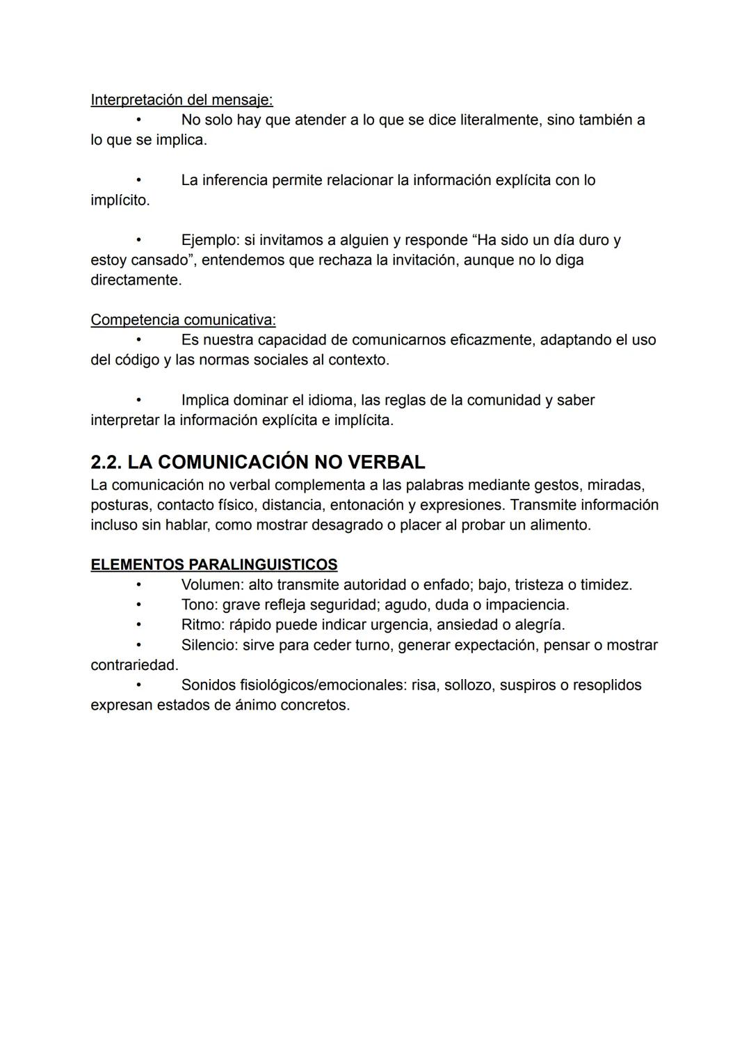 # TEMA 1 LENGUA
2.1. ELEMENTOS DE LA COMUNICACIÓN
La comunicación es un proceso para intercambiar información con un propósito,
buscando q