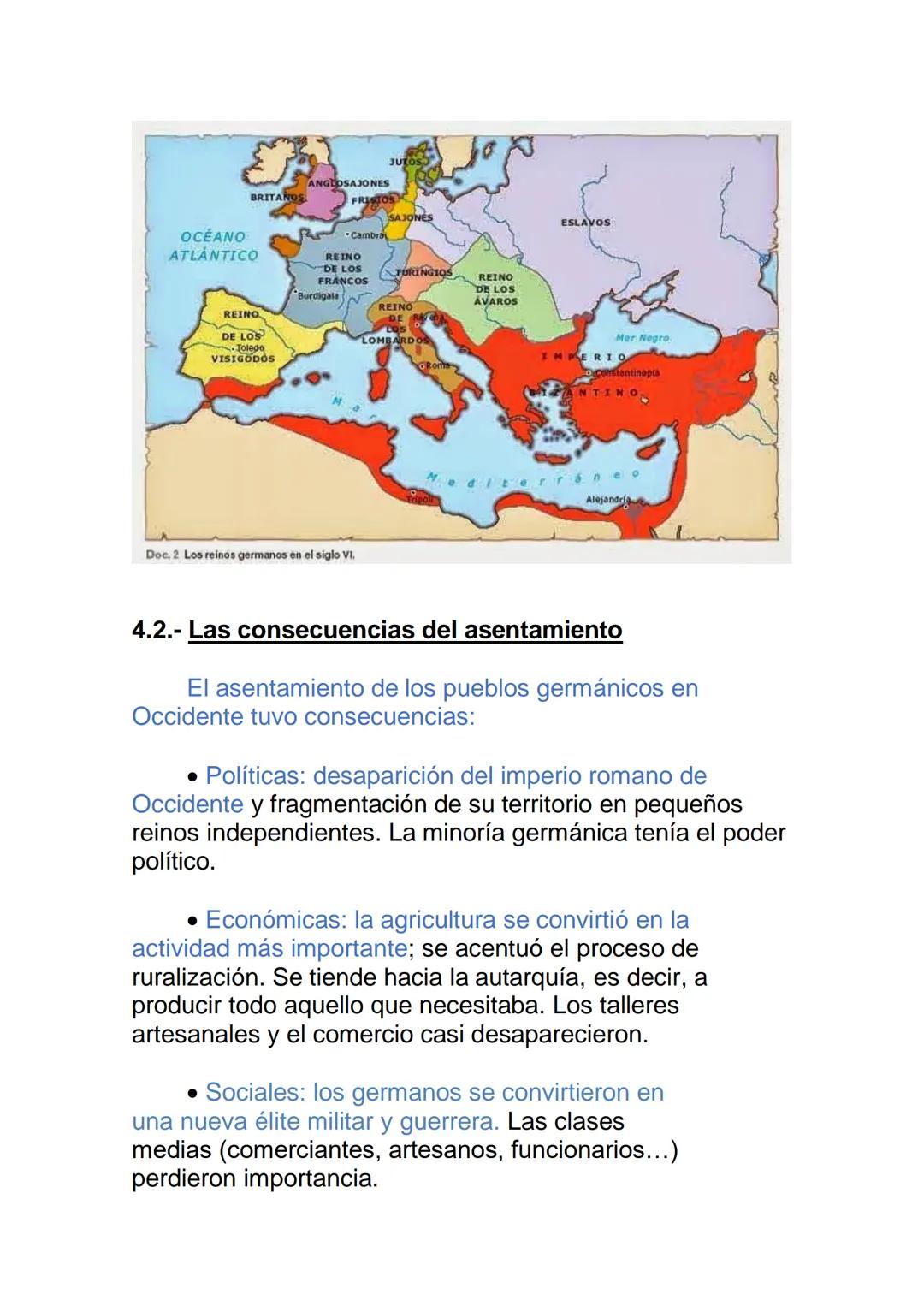 # TEMA 1. EL INICIO DE LA EDAD MEDIA. GERMANOS Y
BIZANTINOS
1.- LA EDAD MEDIA. ETAPAS Y CIVILIZACIONES
1.1.- Inicio de la Edad Media y sus