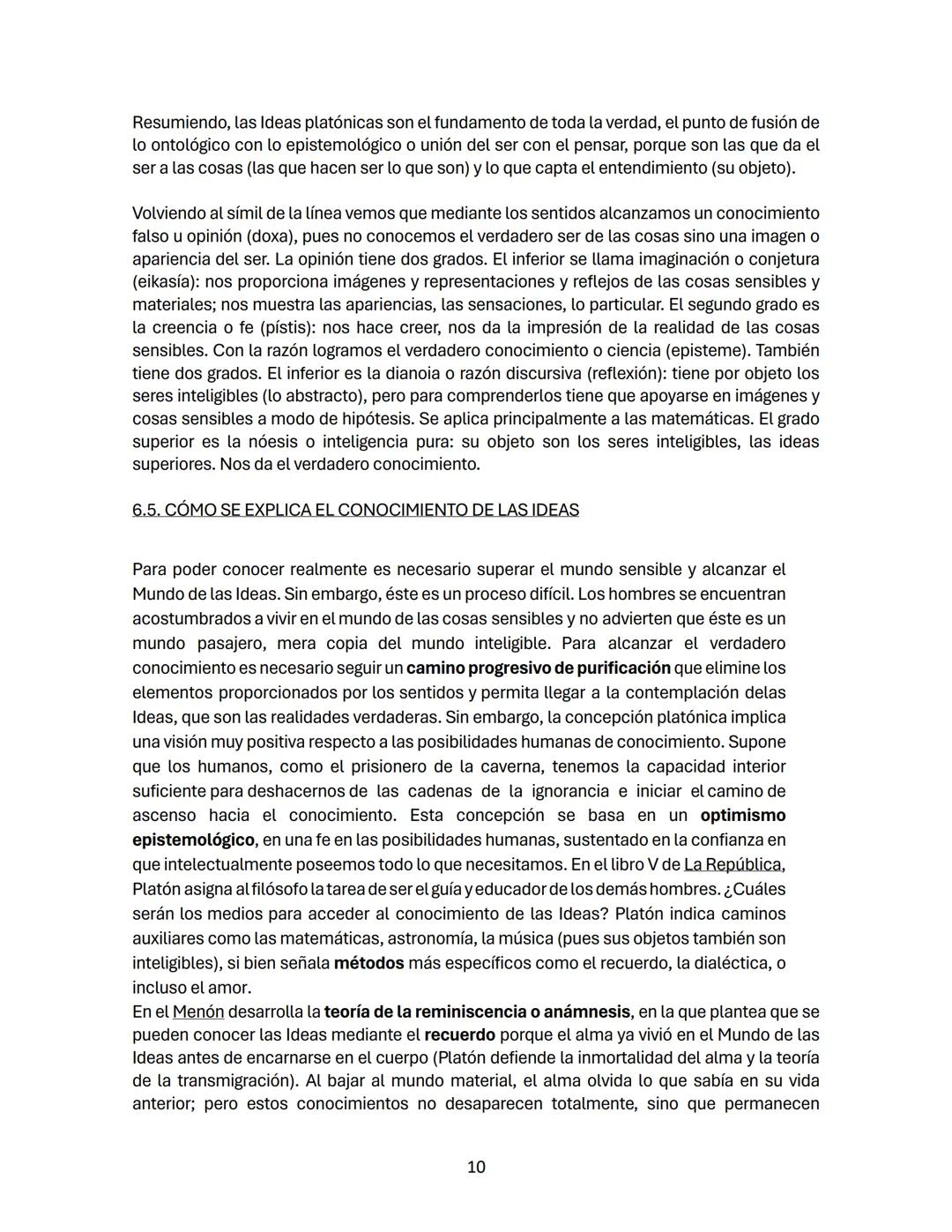 # LA FILOSOFÍA DE PLATÓN
1. INTRODUCCIÓN
Tras las Guerras médicas (500-479 a.C.) que terminan con la victoria de los griegos
sobre los per