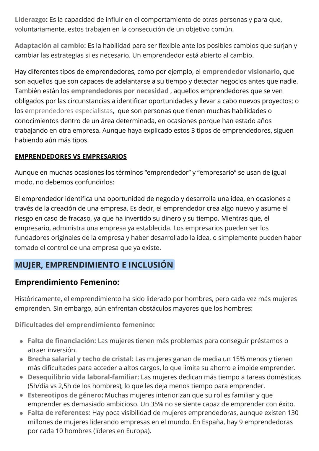 # ECONOMÍA - TEMA 1
EL EMPRESARIO
Empresario: Persona encargada de administrar y coordinar los diferentes elementos de una
empresa para co