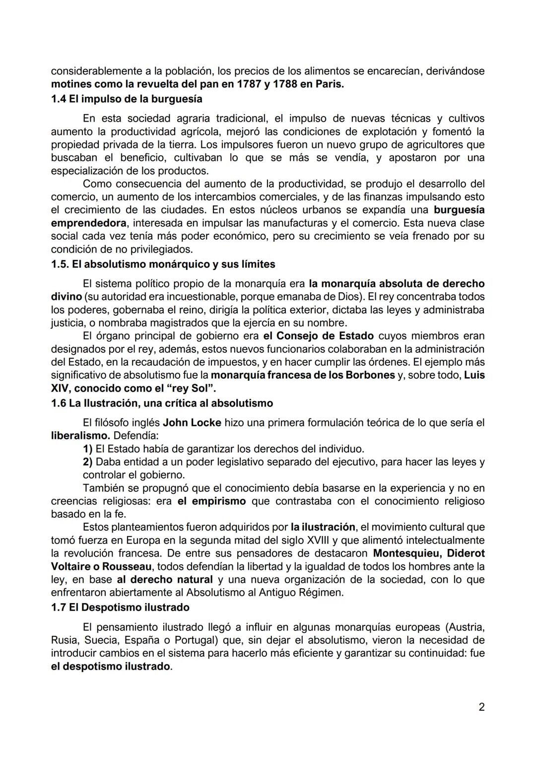# INTRODUCCIÓN
A finales del S. XVIII, la Europa del Antiguo régimen estaba en crisis. Una serie de cambios
económicos, sociales, políticos