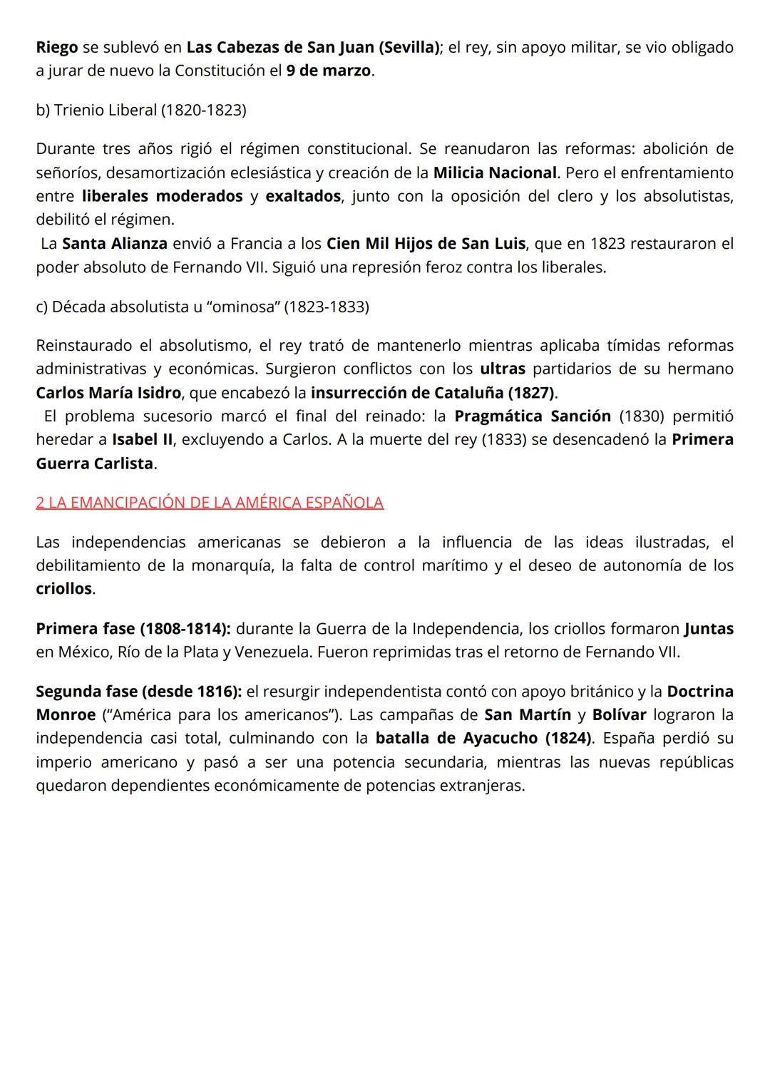 # TEMA 1-HISTORIA
1 LA CRISIS DE 1808 Y LA GUERRA DE LA INDEPENDENCIA
1 LA CRISIS DEL 1808
Durante el reinado de Carlos IV, monarca débil