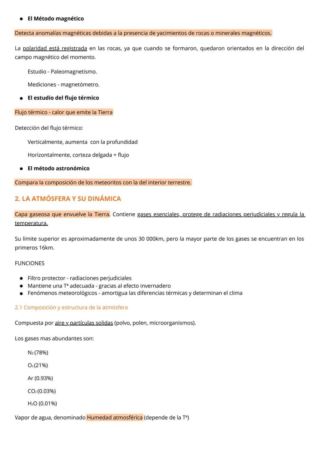 # TEMA 12: La estructura y la dinámica de la Tierra
1. EL ESTUDIO DE NUESTRO PLANΕΤΑ
Conocemos las distintas capas superficiales de nuestr