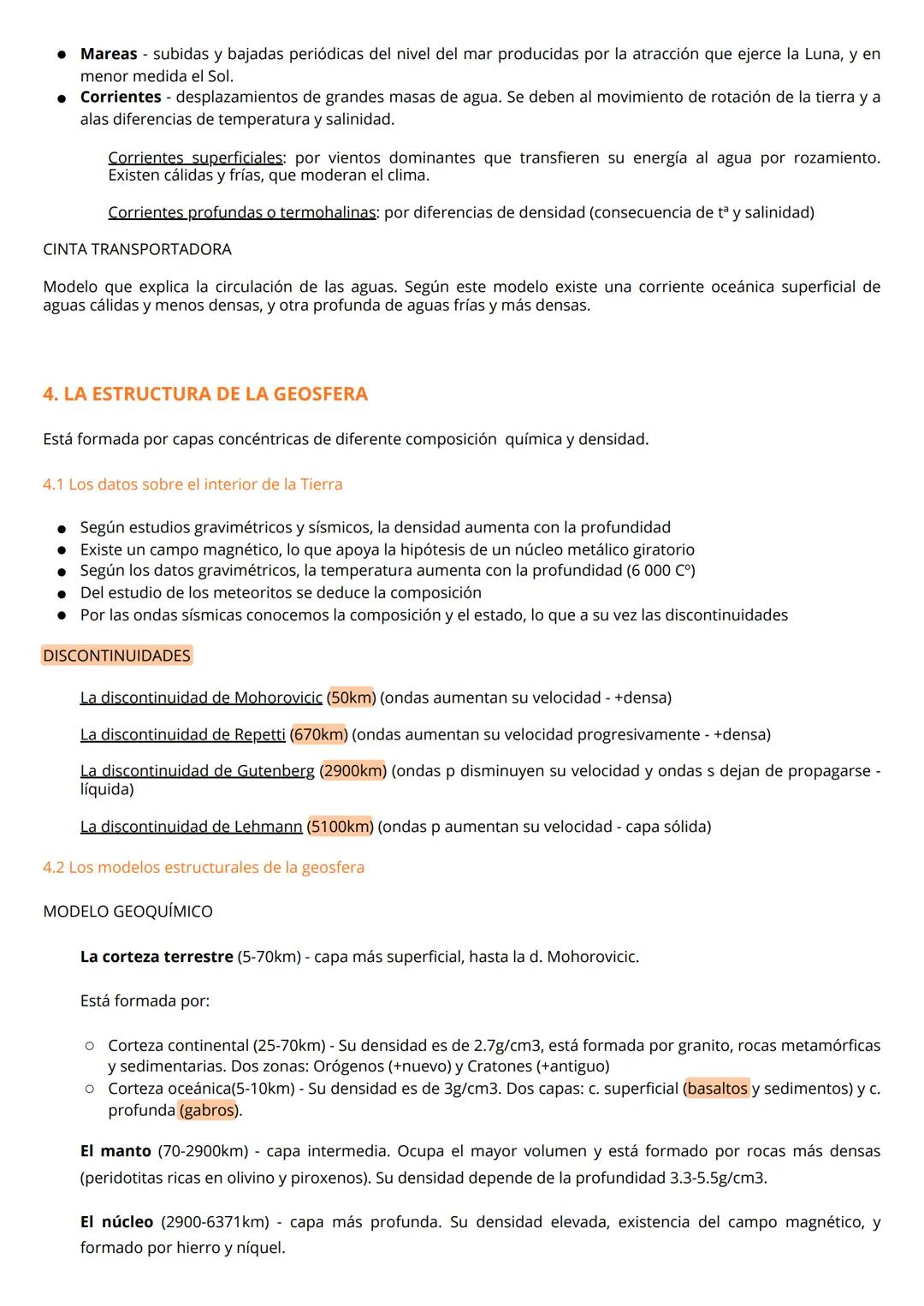 # TEMA 12: La estructura y la dinámica de la Tierra
1. EL ESTUDIO DE NUESTRO PLANΕΤΑ
Conocemos las distintas capas superficiales de nuestr