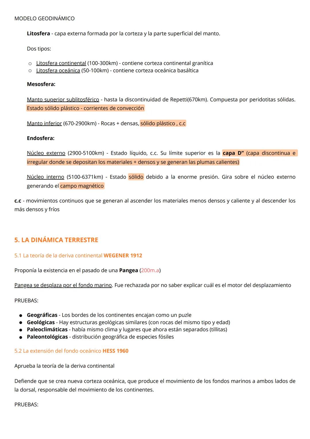 # TEMA 12: La estructura y la dinámica de la Tierra
1. EL ESTUDIO DE NUESTRO PLANΕΤΑ
Conocemos las distintas capas superficiales de nuestr