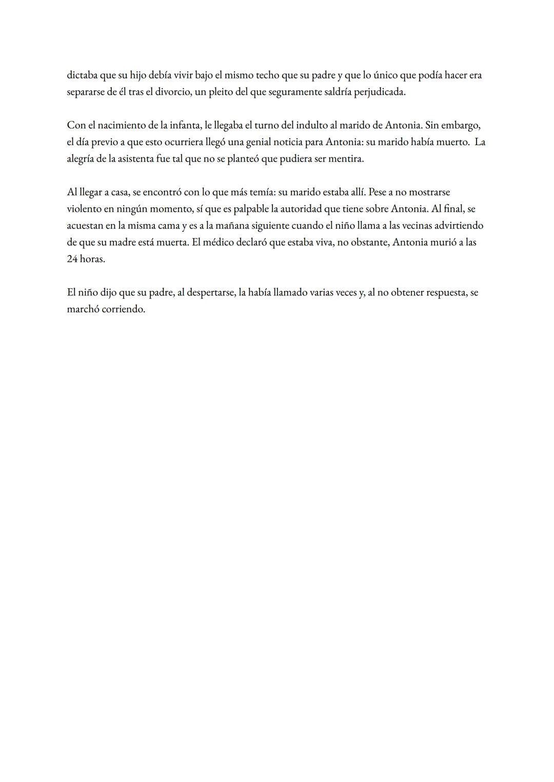# Antología de cuentos
Emilia Pardo Bazán
1. El mechón blanco
personajes
1. La generala: esposa del general y protagonista del cuento.
2.